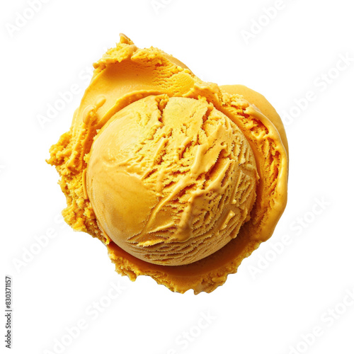 Scoop of Pumpkin Ice Cream ...
