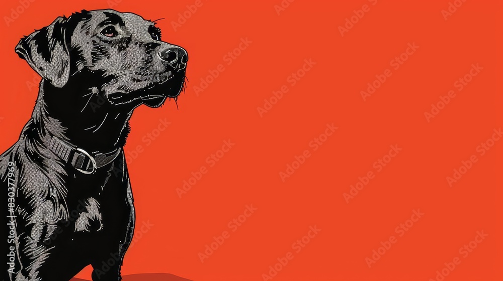 Obraz premium Boost your marketing with Tail Wagging Wonders a pet object illustration that captivates audiences.