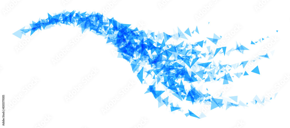 Dynamic Blue Triangle Wave Dynamic Blue Triangle Wave