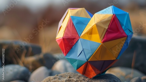 Folktales and Traditions of Heart Wellness from Around the World: An Origami Expression photo