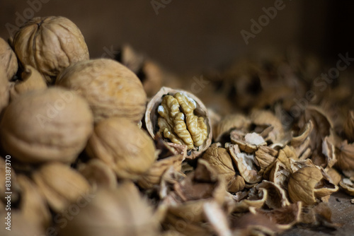 walnuts and nutcracker