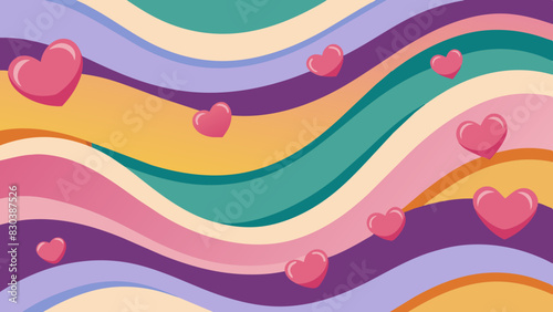 Fondo de San Valentín en el día del amor