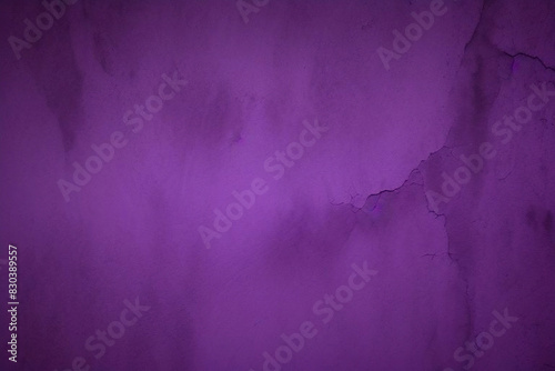 Abstract purple watercolor paint splash or blotch background with fringe bleed wash and bloom design, blobs of paint and old vintage watercolor paper texture grain photo