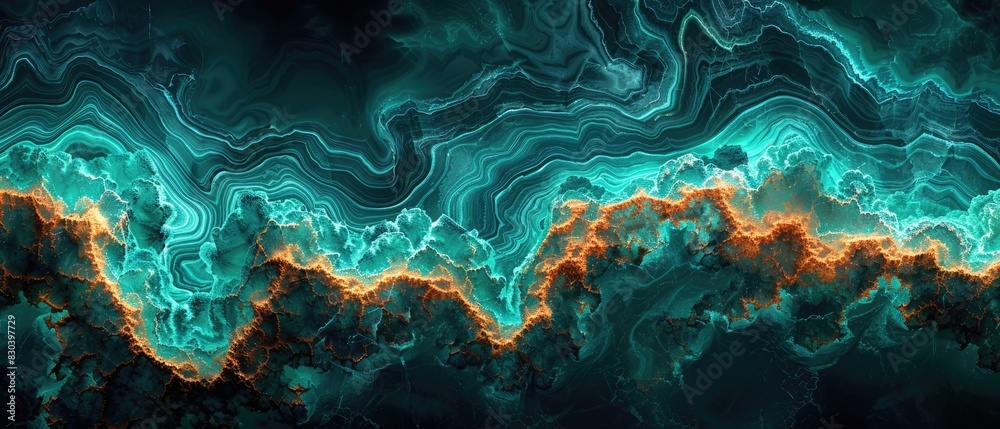 Elegant Teal and Orange Marbling: Luxurious High-End Abstract Art with Beautiful Swirls and Vibrant Colors Elegant Teal and Orange Marbling: Luxurious High-End Abstract Art with Beautiful Swirls and Vibrant Colors