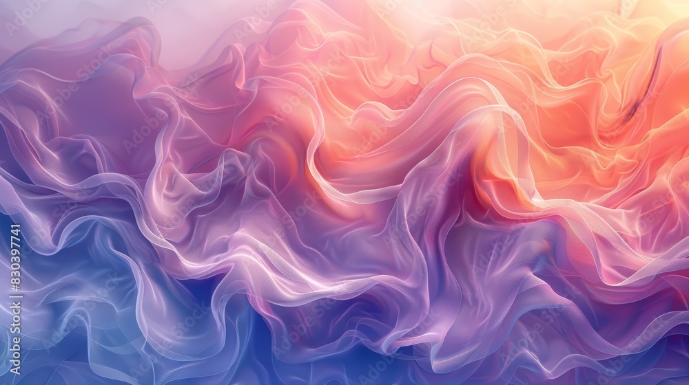 gentle pastel hues merge in a tranquil abstract neurographic artwork, evoking calmness, tranquility, and mindfulness as an artistic concept gentle pastel hues merge in a tranquil abstract neurographic artwork, evoking calmness, tranquility, and mindfulness as an artistic concept