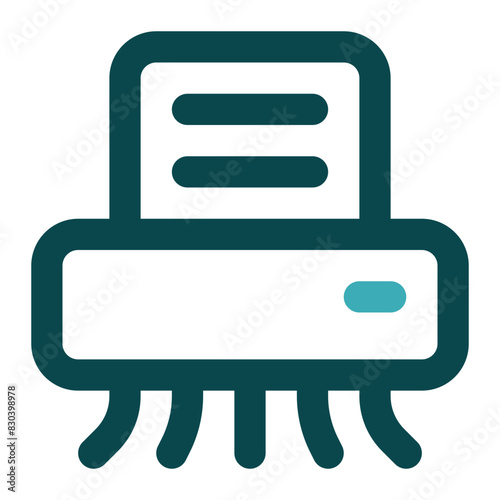 shredder icon for illustration