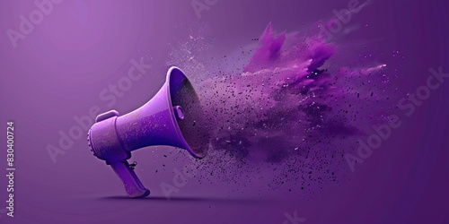 Voice (Purple): A megaphone shape, symbolizing the powerful voice of Gen Z protesters demanding to be heard