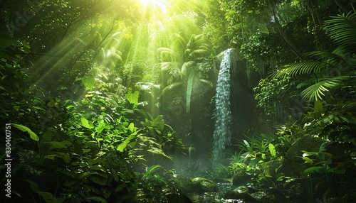 Create a striking visual about the importance of protecting rainforests