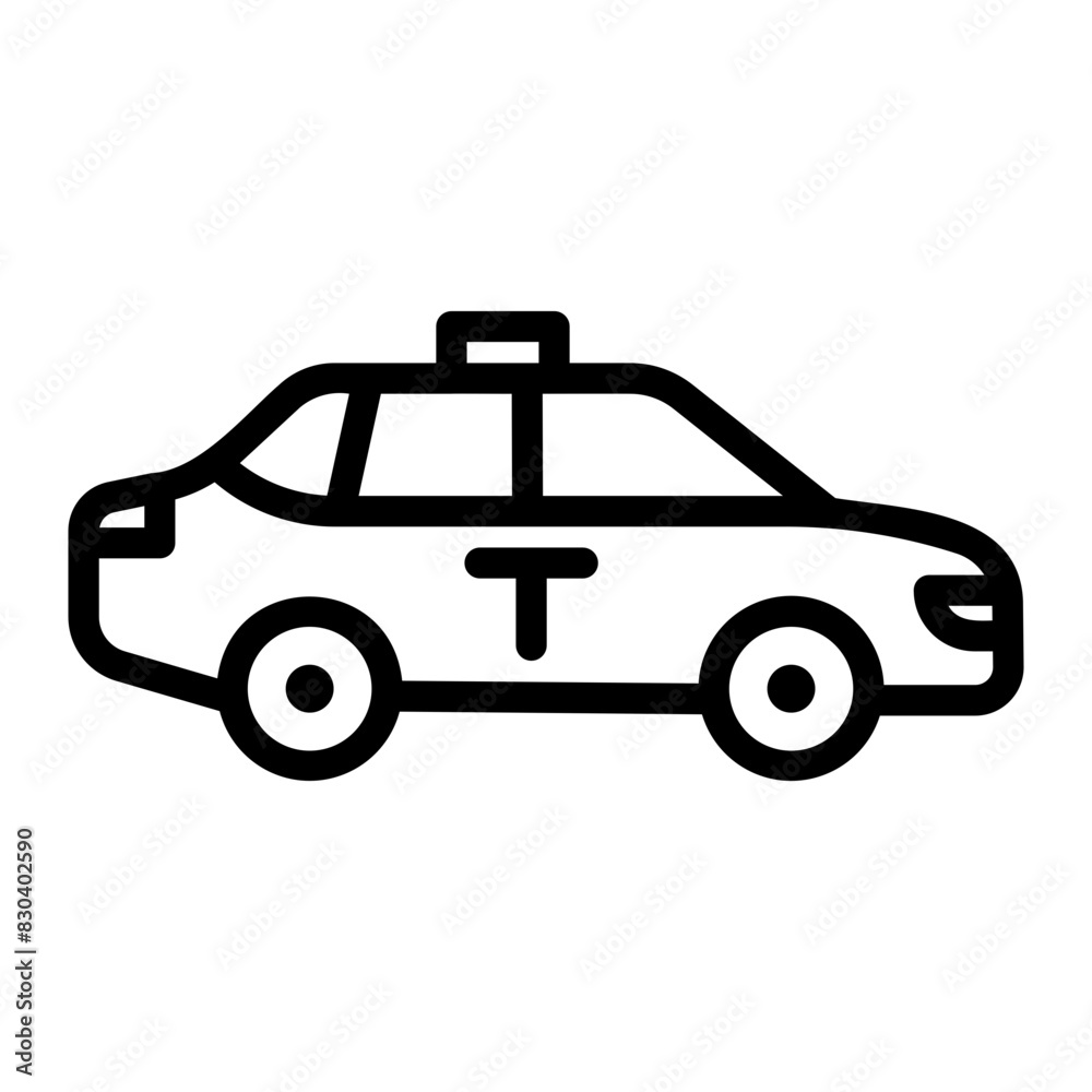 Fototapeta premium taxi icon ilustration