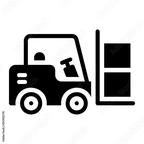 forklift icon ilustration