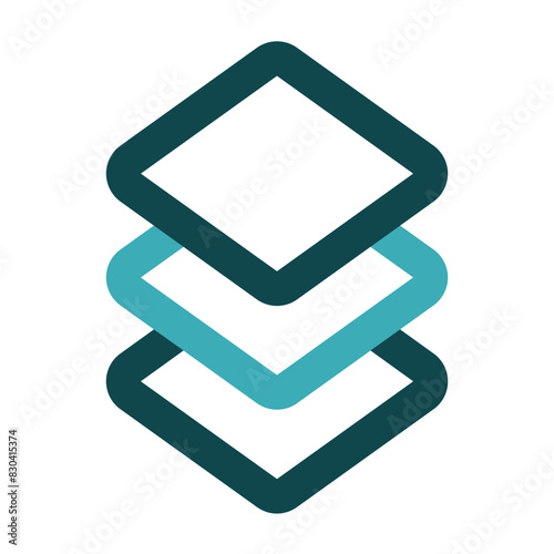 layer icon for illustration