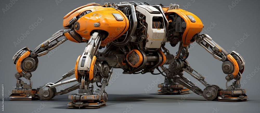 robot engineering image retouch. robot engineering image retouch.