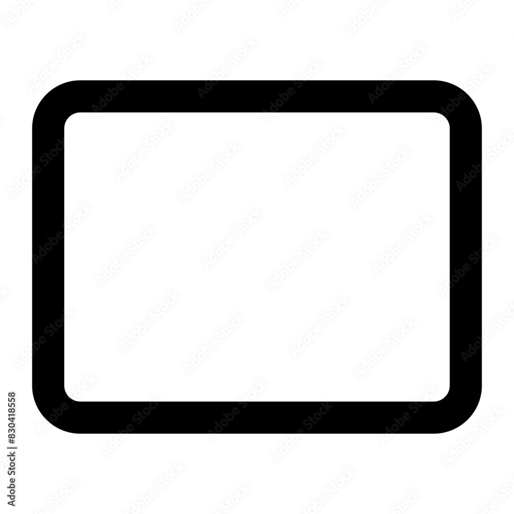 rectangle icon for illustration rectangle icon for illustration