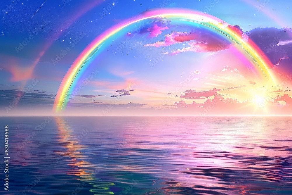 Rainbow at the sea Rainbow at the sea