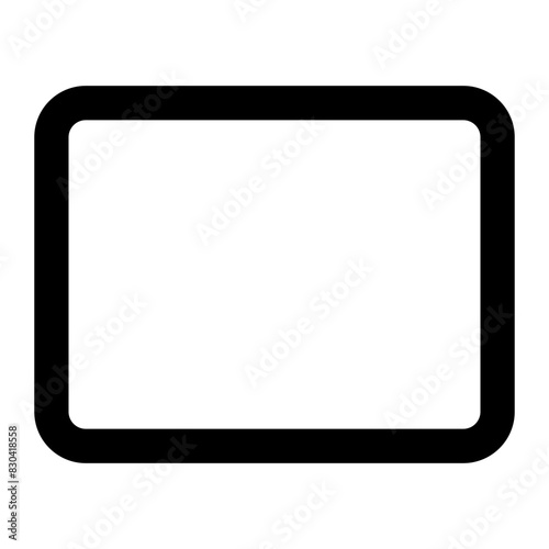 rectangle icon for illustration