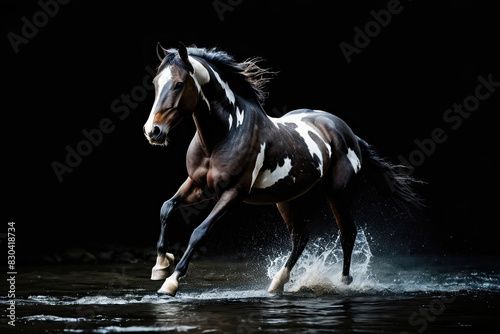 Running horse, Realistic images of wild animal