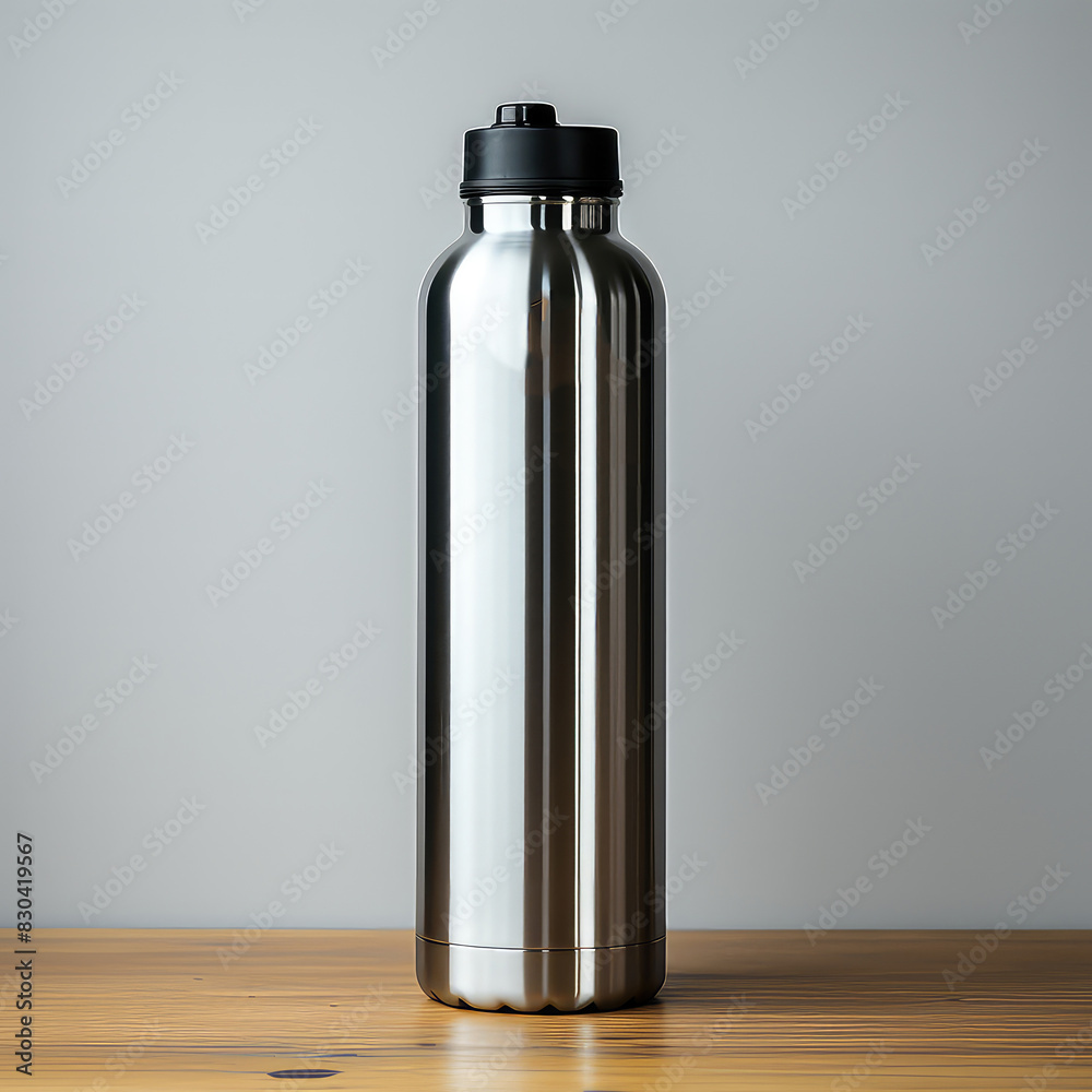 Aluminium water bottle For Mock up Aluminium water bottle For Mock up