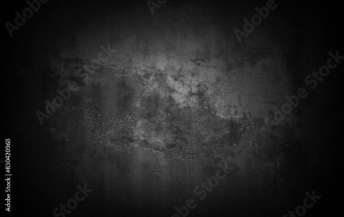 Old wall texture smeared engine oil cement dark black gray background abstract grey color design are light with white gradient background.