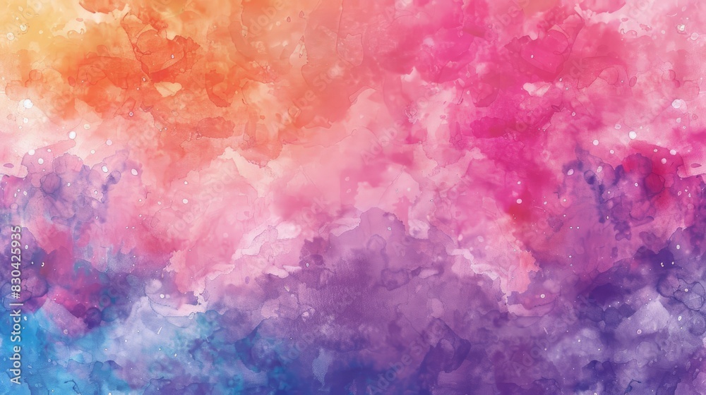 Fototapeta premium Vibrant watercolor palette backdrop