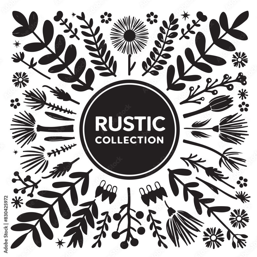 Rustic Collection Vector Set Rustic Collection Vector Set