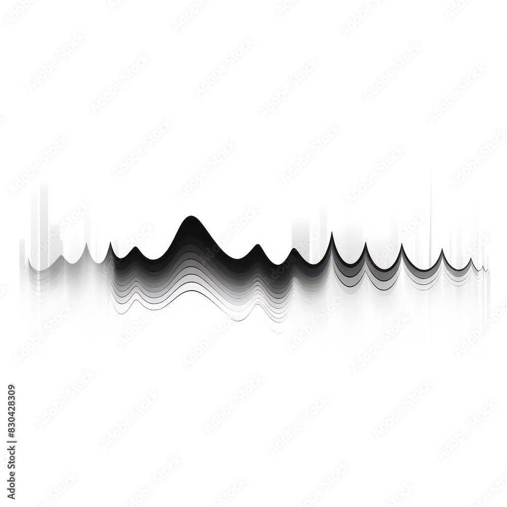 sound wave graphic line minimal symbol design isolated on a white background sound wave graphic line minimal symbol design isolated on a white background