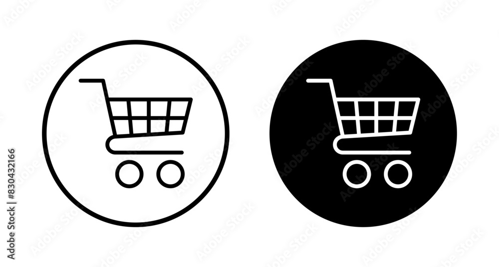 Shopping icon vector isolated on white background. Shopping cart icon. Basket icon. Trolley Shopping icon vector isolated on white background. Shopping cart icon. Basket icon. Trolley