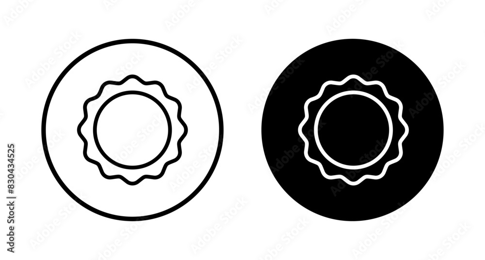Badge icon vector isolated on white background. Awards icon. Achieve. Stamp Badge icon vector isolated on white background. Awards icon. Achieve. Stamp