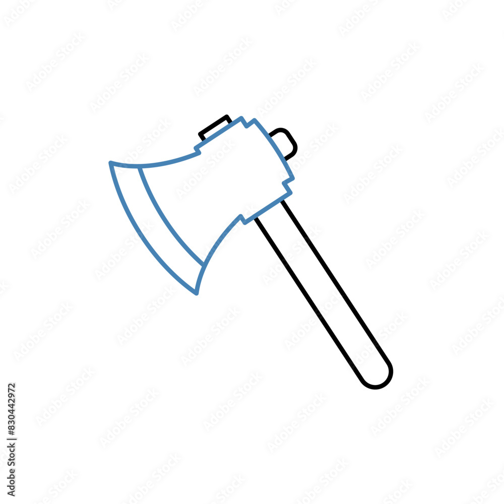 axe concept line icon. Simple element illustration. axe concept outline symbol design. axe concept line icon. Simple element illustration. axe concept outline symbol design.