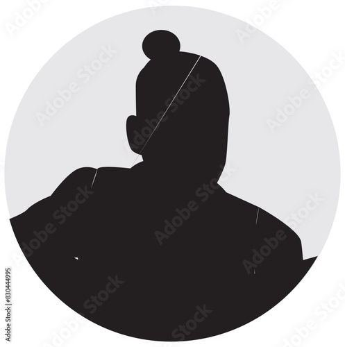 guitar player musician avatar profile silhouette