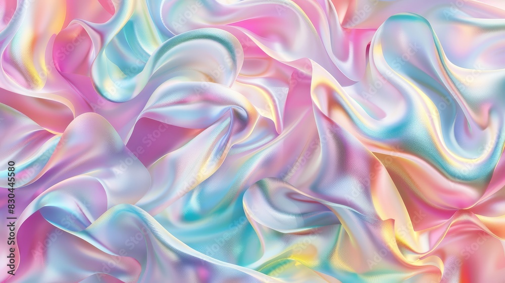 Processed collage of Iridescent fabric trendy cloth holographic texture. Background for banner, backdrop or texture for 3D mapping Processed collage of Iridescent fabric trendy cloth holographic texture. Background for banner, backdrop or texture for 3D mapping