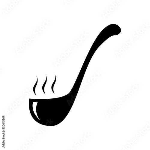 Soup ladle icon vector