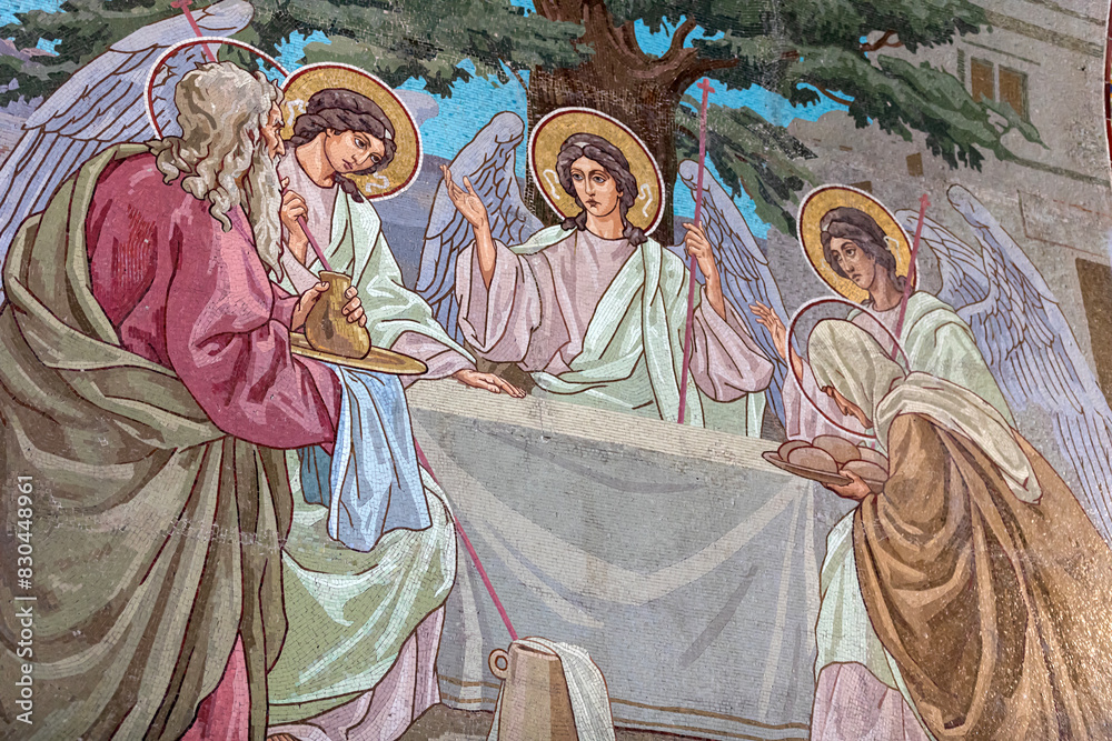 Naklejka premium Holy Trinity. Mosaic