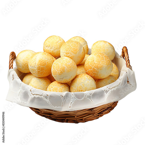 Traditional Brazilian Cheese Bread Pao de Queijo Display photo