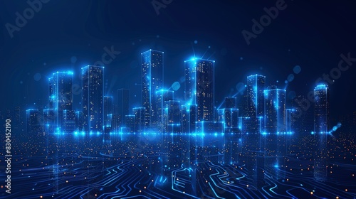 Building Automation in Wi-Fi Smart City: Low Poly Wireframe Design