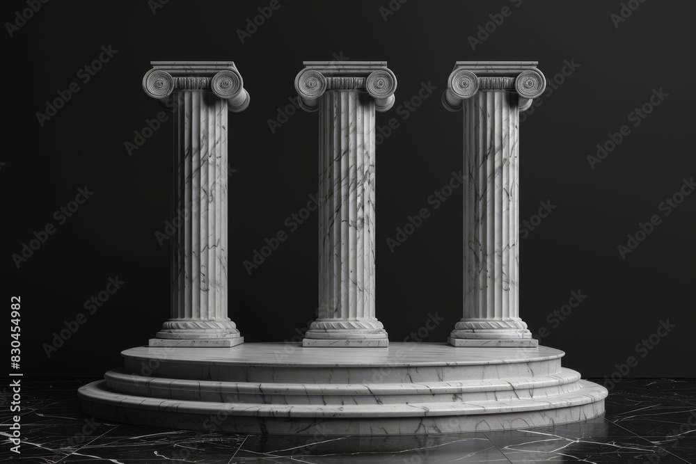 Obraz premium Classical Empty Podium