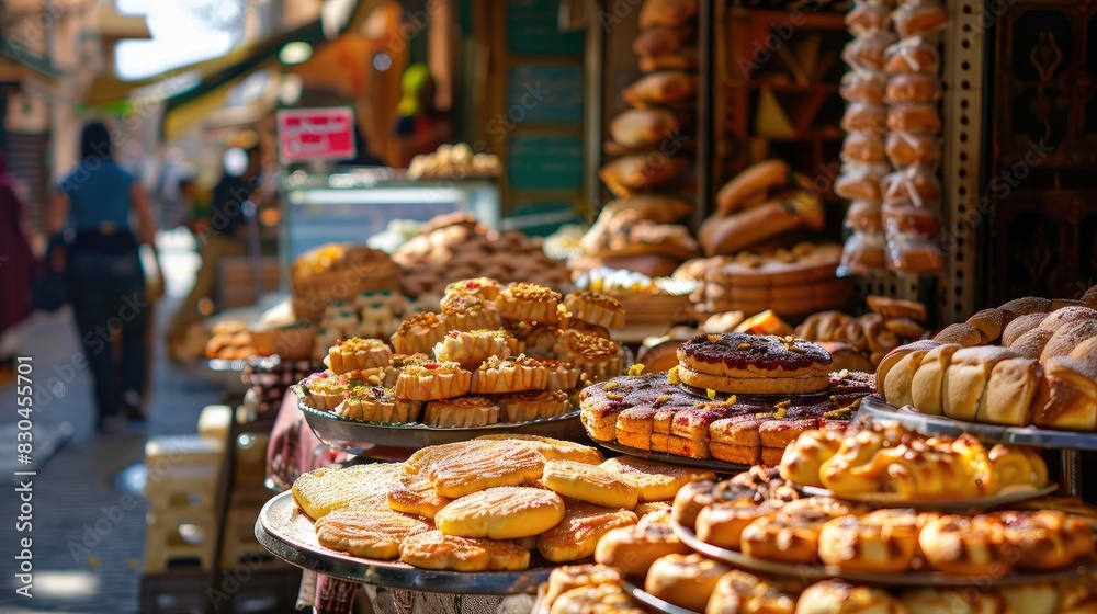 Street Market Offers Moroccan Pastries