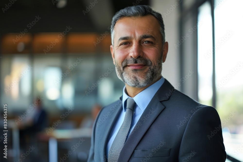 Confident arab middle age man portrait blazer adult. Confident arab middle age man portrait blazer adult.