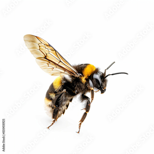 Detailed Bumblebee Close-up © 豆豆 胡