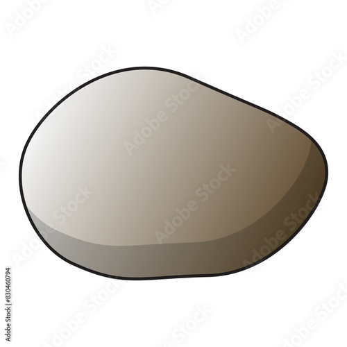 stone vector illustration isolated on white background