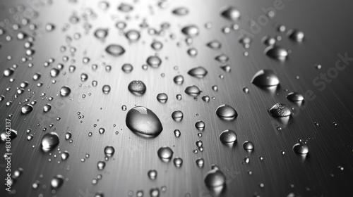 A Close-Up of Bubbles on a Glass Surface