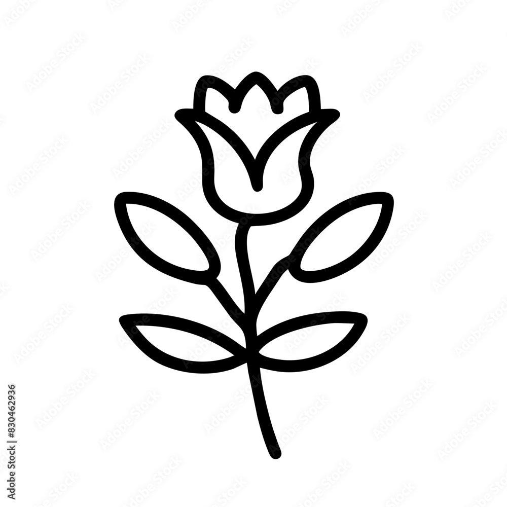 Flowers Icon Outline Flowers Icon Outline