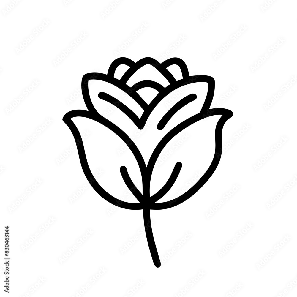 Flowers Icon Outline Flowers Icon Outline