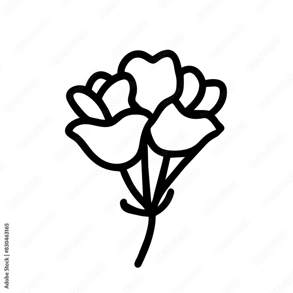 Flowers Icon Outline Flowers Icon Outline