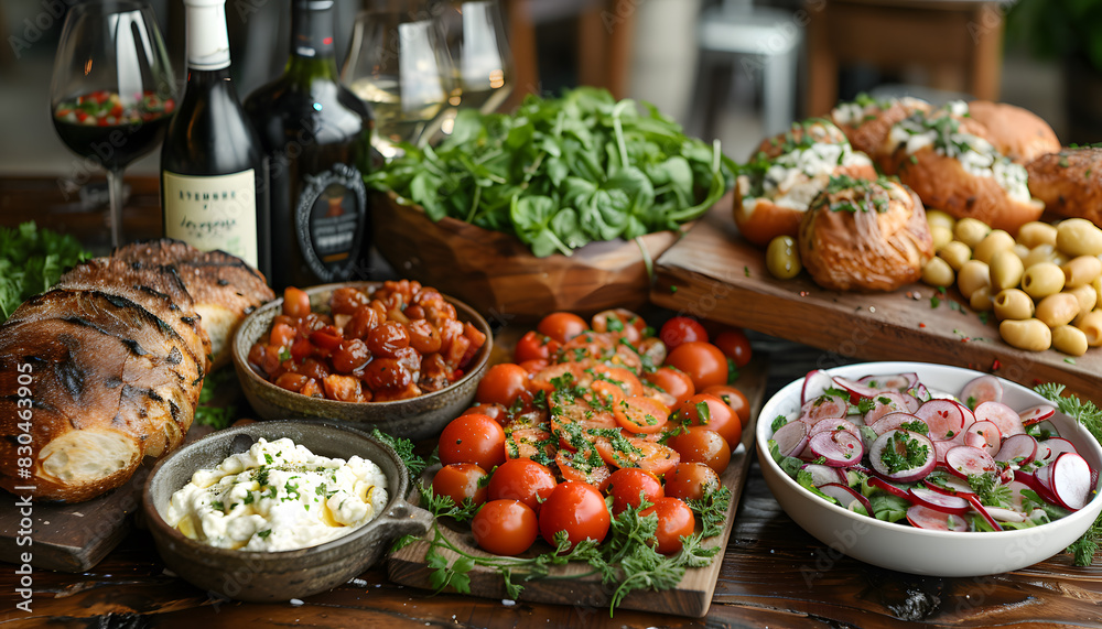 Obraz premium food background
