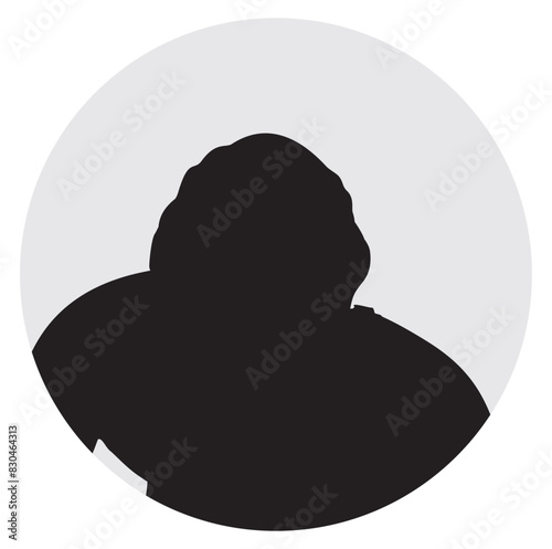 wrestler sports avatar profile silhouette