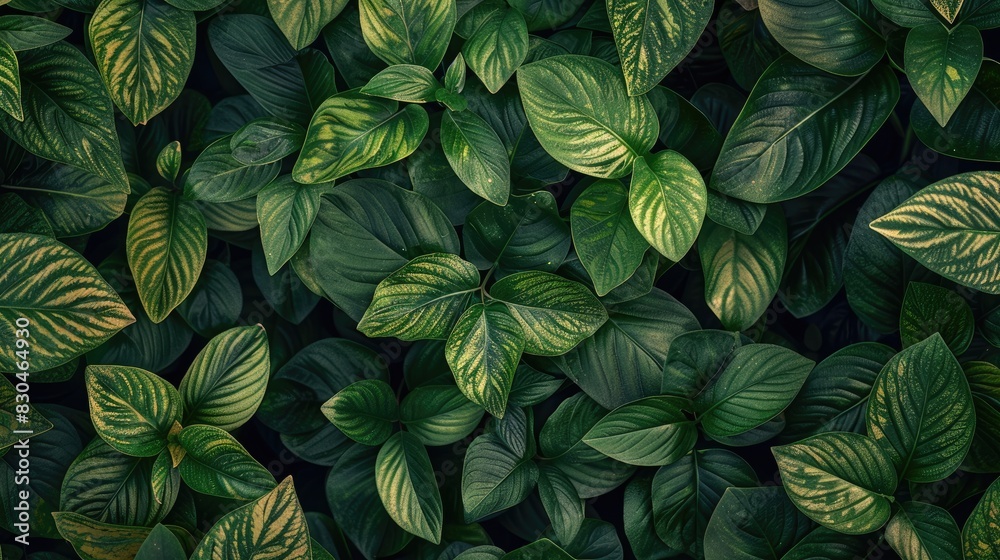 Background of green plant leaves Background of green plant leaves