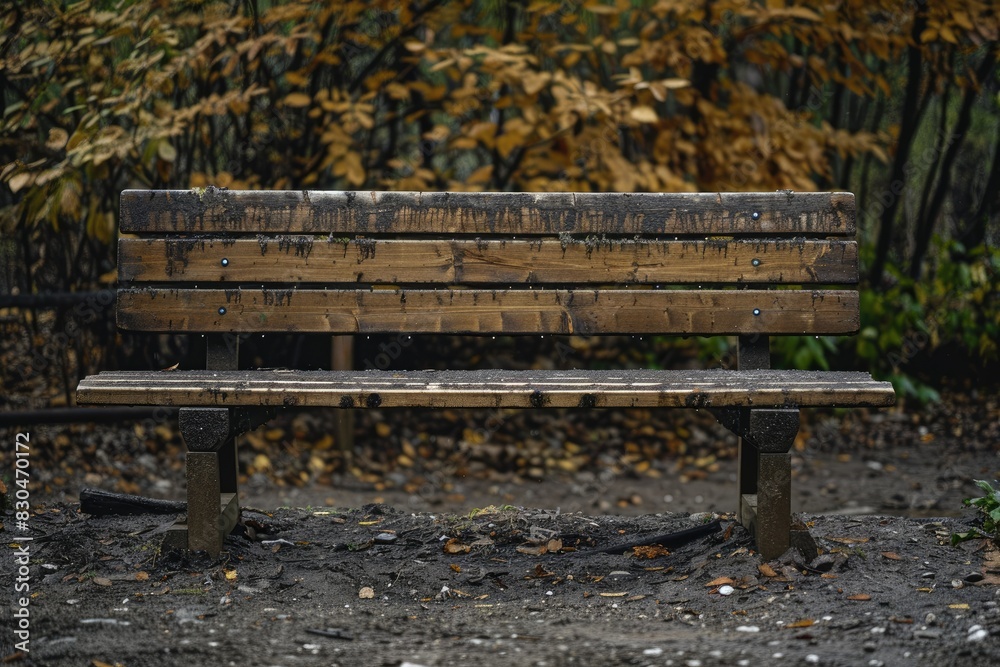 An image of a brown wooden bench on gray soil, symbolizing tranquility and peace in nature.
An image of a brown wooden bench on gray soil, symbolizing tranquility and peace in nature.