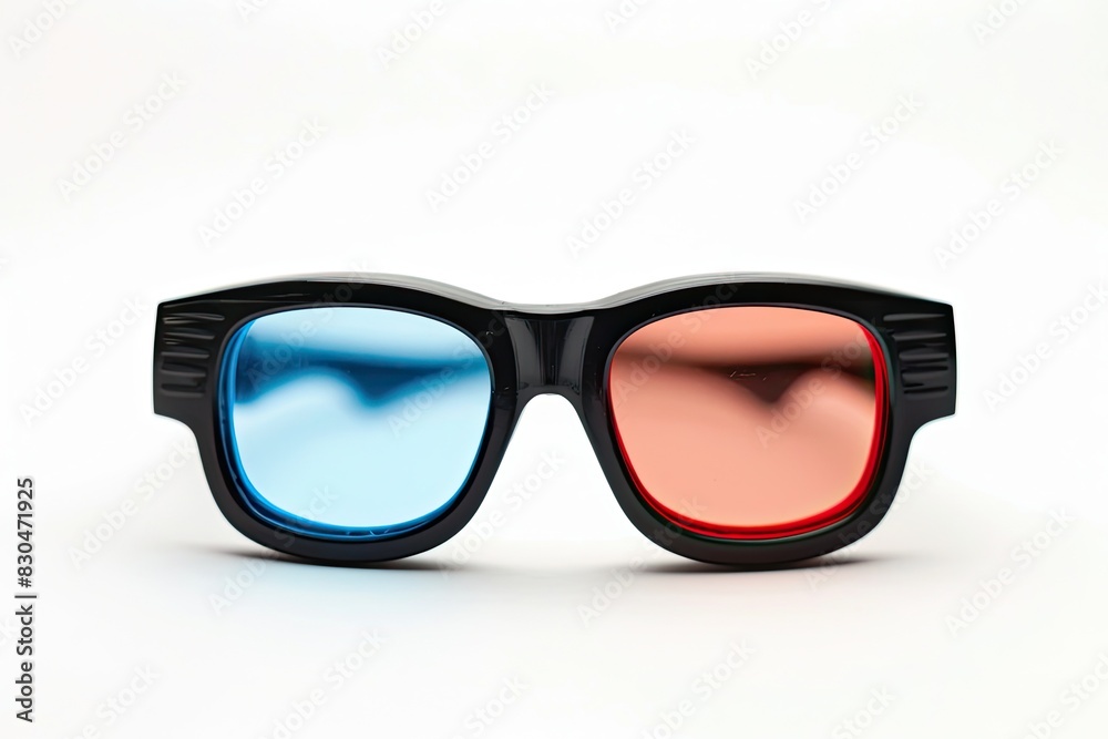 3D glasses isolated on white background 3D glasses isolated on white background