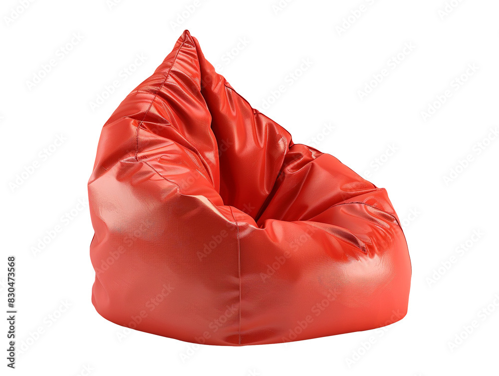 Modern bean bag chair isolated