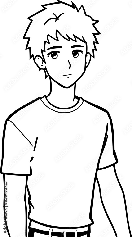 man cartoon man cartoon